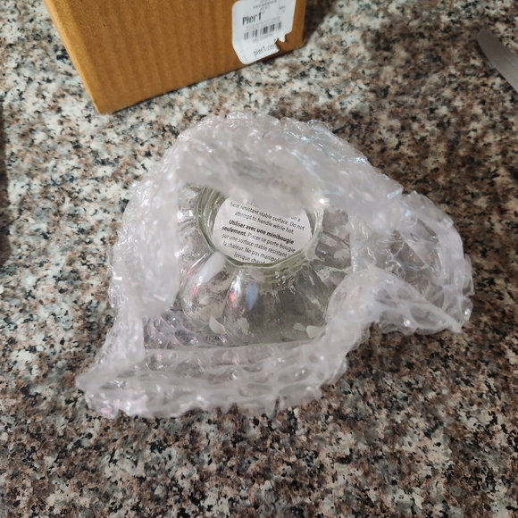 Glass Pumpkin Tealight Holders set of 3 - Picture 9 of 9